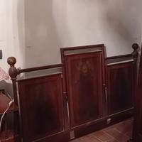 Letto in ferro battuto antico