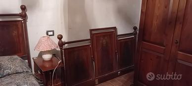 Letto in ferro battuto antico