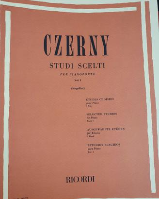 Czerny Studi scelti per pianoforte