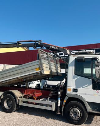 IVECO EUROCARGO 100E18 GRU HIAB + RIBALTABILE