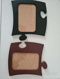 Cornici - Set due pezzi in legno puzzle