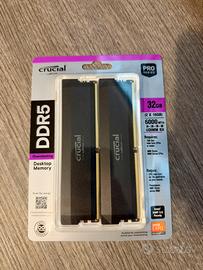 RAM DDR5 32GB Kit (2x16GB) 6000MHz