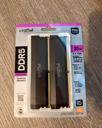 RAM DDR5 32GB Kit (2x16GB) 6000MHz
