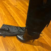 Stivali miu miu in pelle e cavallino usati 2 volte