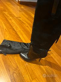 Stivali miu miu in pelle e cavallino usati 2 volte