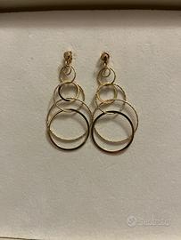 Orecchini dorati in argento 925