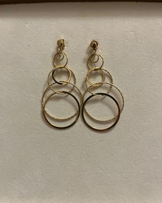 Orecchini dorati in argento 925