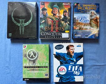 Lotto 5 videogiochi PC vintage – Quake, 