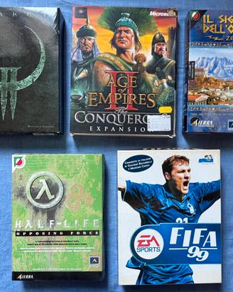 Lotto 5 videogiochi PC vintage – Quake, 