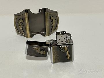 Fibbia cintura con accendino integrato pistole