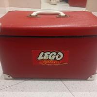 Valigetta lego vintage rossa anni '60