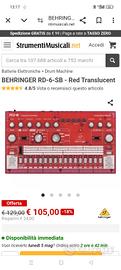 drum machine beringher  rd6