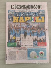 Gazzetta dello sport Napoli scudetto 2025
