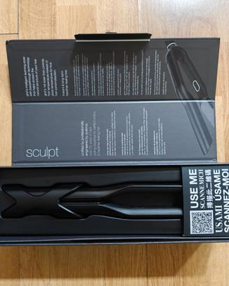 Piastra per capelli GHD Sculpt interattiva (nera)