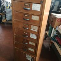 Schedario Classificatore con Cassetti a Ribalta