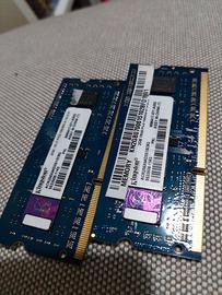 Banchi di RAM 4 GB SODIMM DDR3 per PC portatile