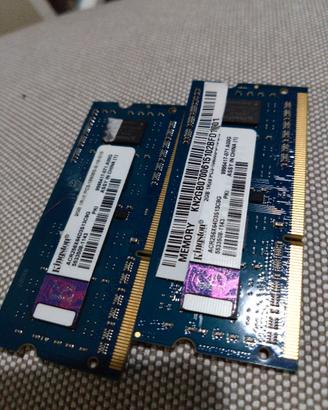 Banchi di RAM 4 GB SODIMM DDR3 per PC portatile