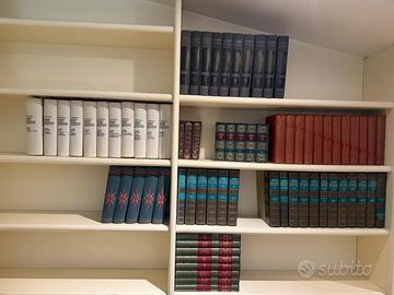 Collezione enciclopedie e libri rilegati