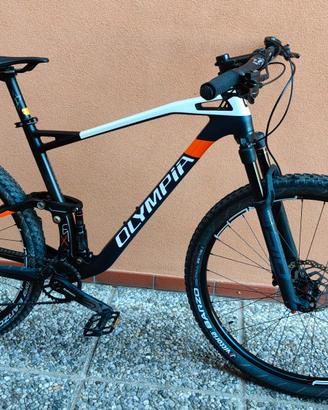 Mtb biammortizzata in carbonio Olympia F1X