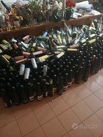 bottiglie di vino vuote