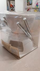 set fonduta nuovo, 6 pezzi