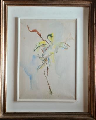 Ernesto TRECCANI (1920-09) olio/tecnica mista 1972