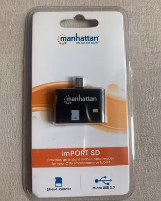 Lettore SD per telefoni/tablet salva foto e video