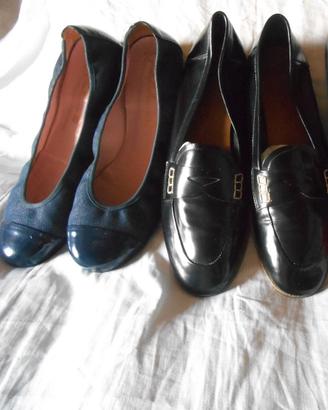 Set. N. 2 (due) scarpe basse, tg. 40 (Italia) Ital