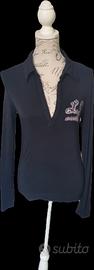 Maglia LIU JO Vintage Collection nera con strass
