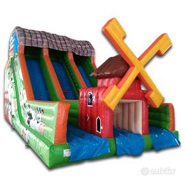 Gonfiabile scivolo mulino 8x5x5,5