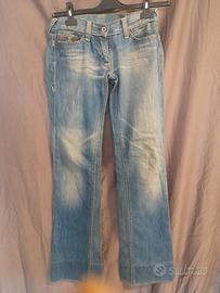 Jeans Evisu a vita bassa tg.26 vintage 