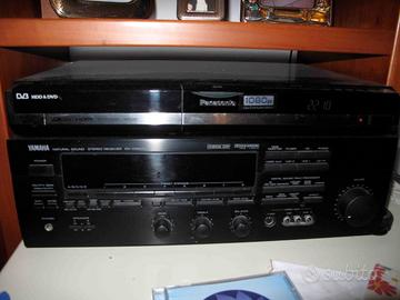 Amplificatore Yamaha e registratore hd dvd