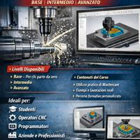 Corsi Mastercam personalizzati - Base / Avanzato