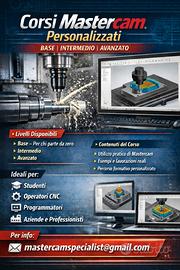 Corsi Mastercam personalizzati - Base / Avanzato
