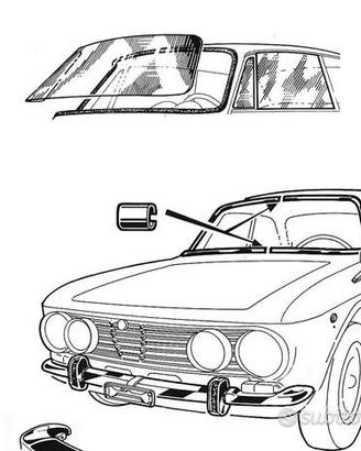 Guarnizioni carrozzeria Alfa Romeo GT