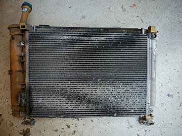 Radiatore condizionatore e tubi raccordo fiat 500