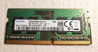 RAM Samsung 4GB 1Rx16 PC4-2666V - SCO - 11