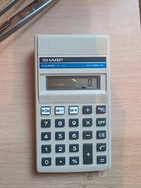 sharp calcolatrice vintage