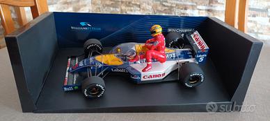 renault williams N.Mansell eAirton Senna taxi 1\18