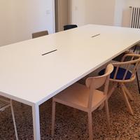 Tavolo Tense Mdf Italia 360x150 corian bianco