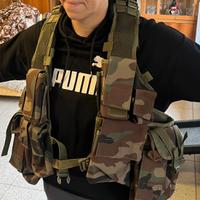 Gilet Tattico Multitasca Coyote Mimetico