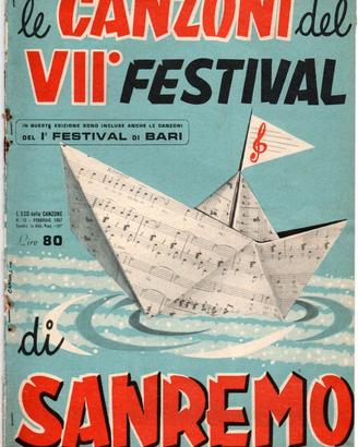 N 3 Riviste sul Le Canzoni del VII festival di San