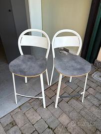 Coppia di sgabelli cucina