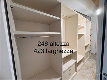 camera da letto con cabina armadio