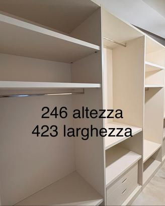 camera da letto con cabina armadio