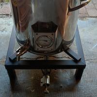 pentola polsinelli 45l con accessori per birra