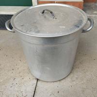 Pentolone professionale in Alluminio con Coperchio