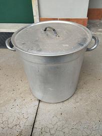 Pentolone professionale in Alluminio con Coperchio