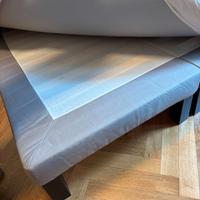 Due letti singoli IKEA EIDFJORD + materasso matri