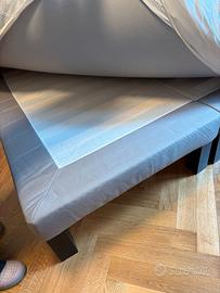 Due letti singoli IKEA EIDFJORD + materasso matri